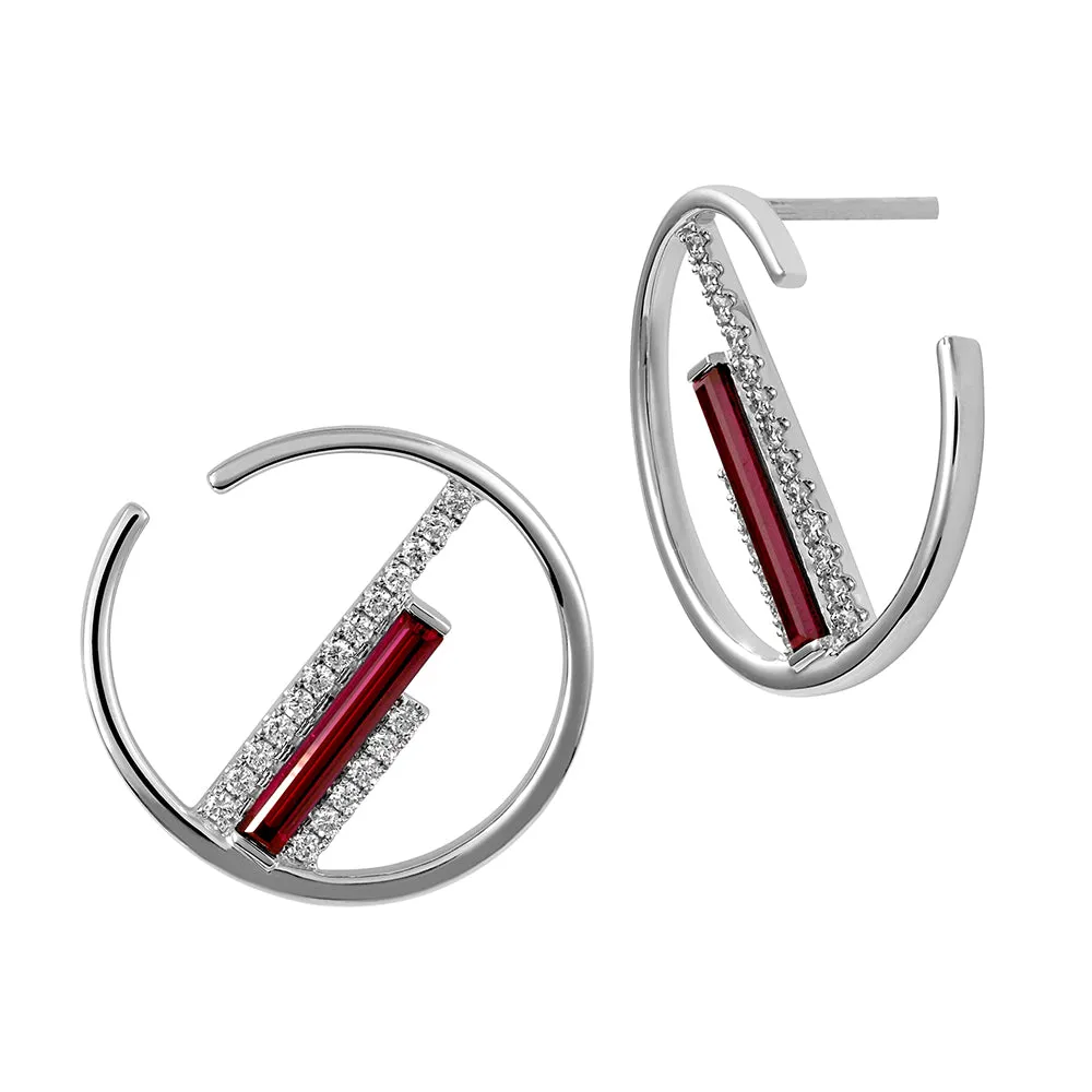Ruby Earrings