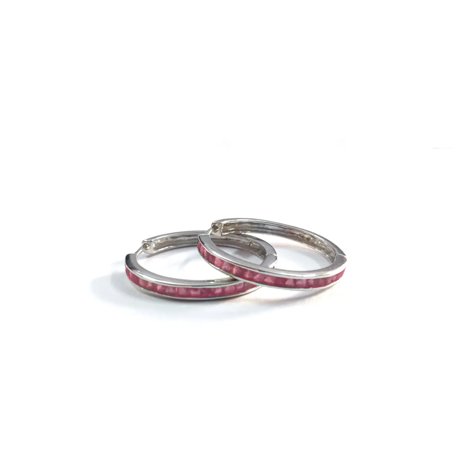 Ruby Elle Baguette Hoops