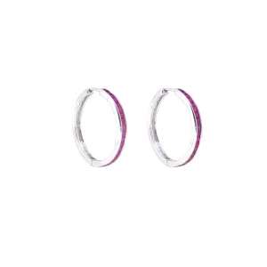 Ruby Elle Baguette Hoops