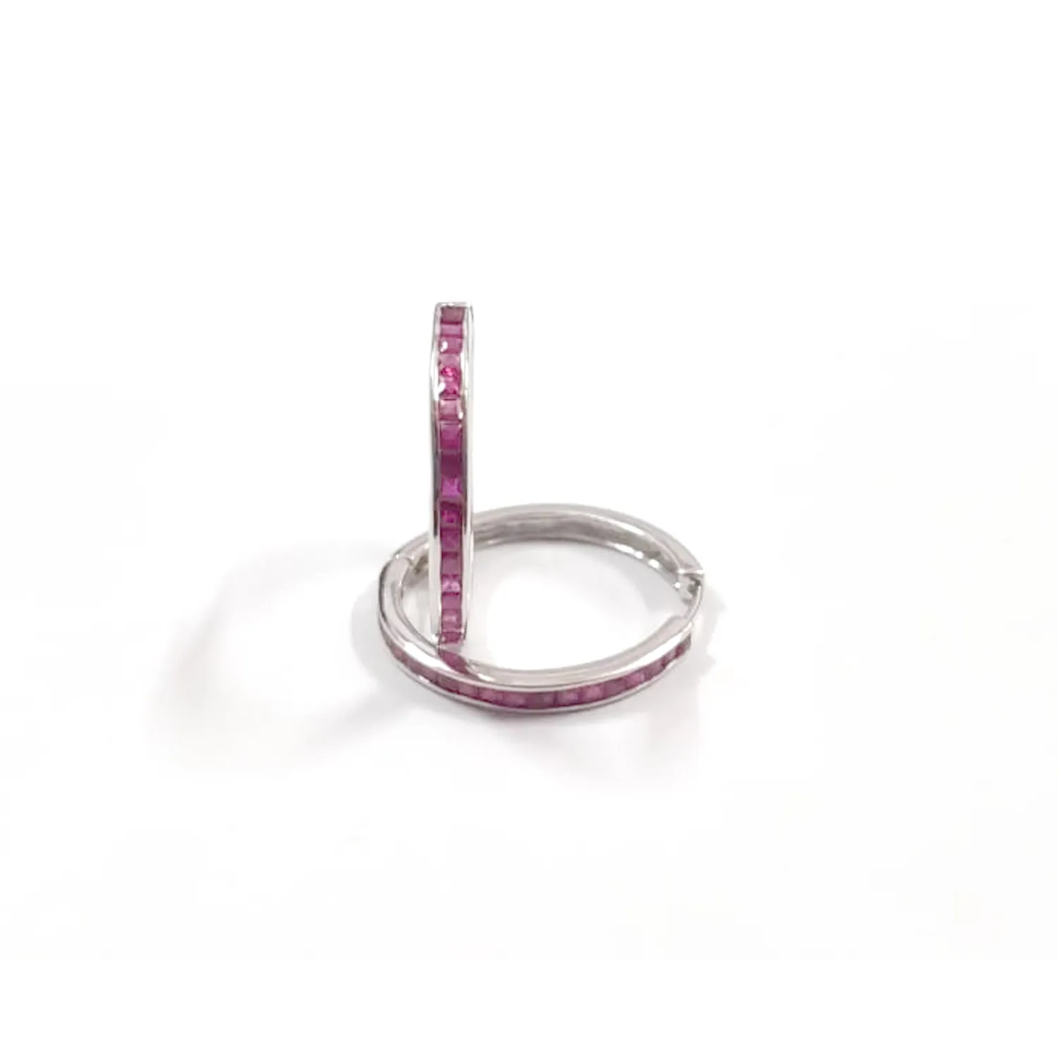Ruby Elle Baguette Hoops