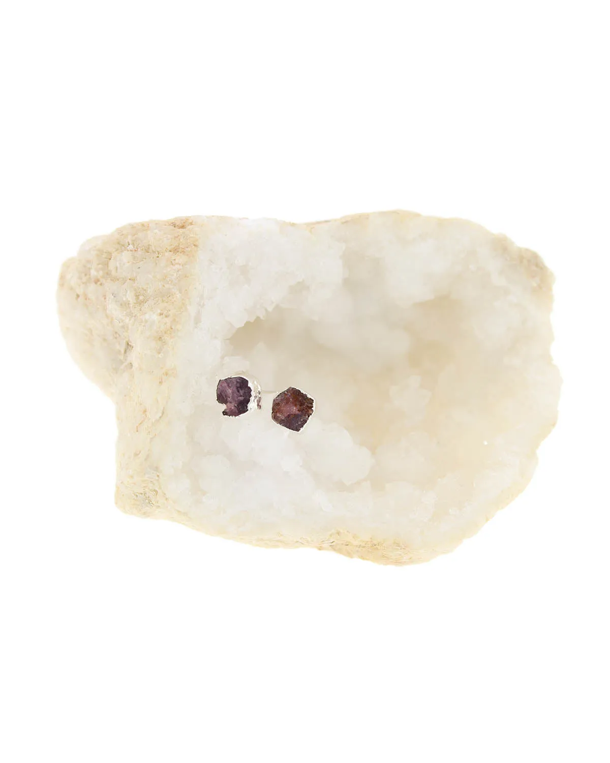 Ruby Post Earrings