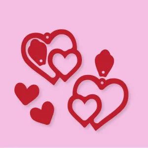 Sacred Hearts Set - 2 pair set