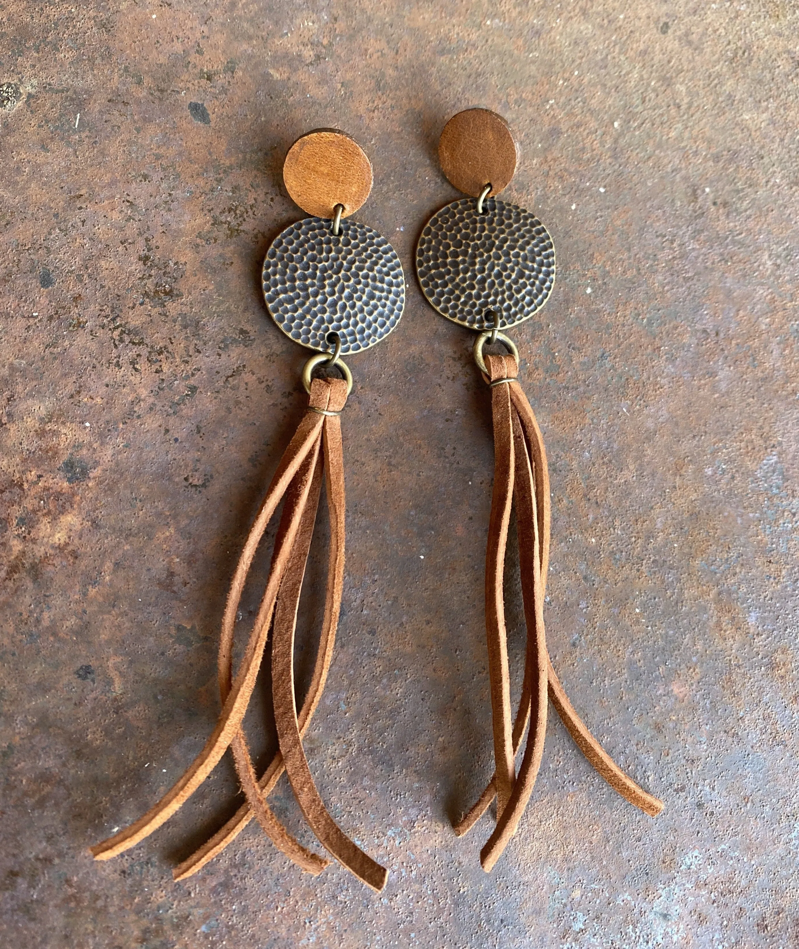 Sami Jo Leather Earrings