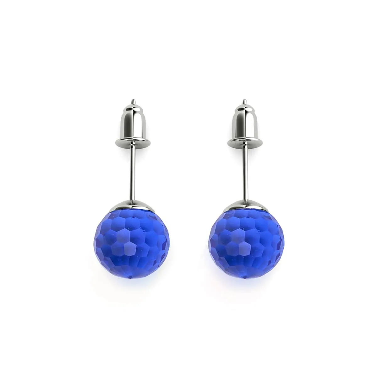 Sapphire | .925 Sterling Silver | Prisma Stud Earrings
