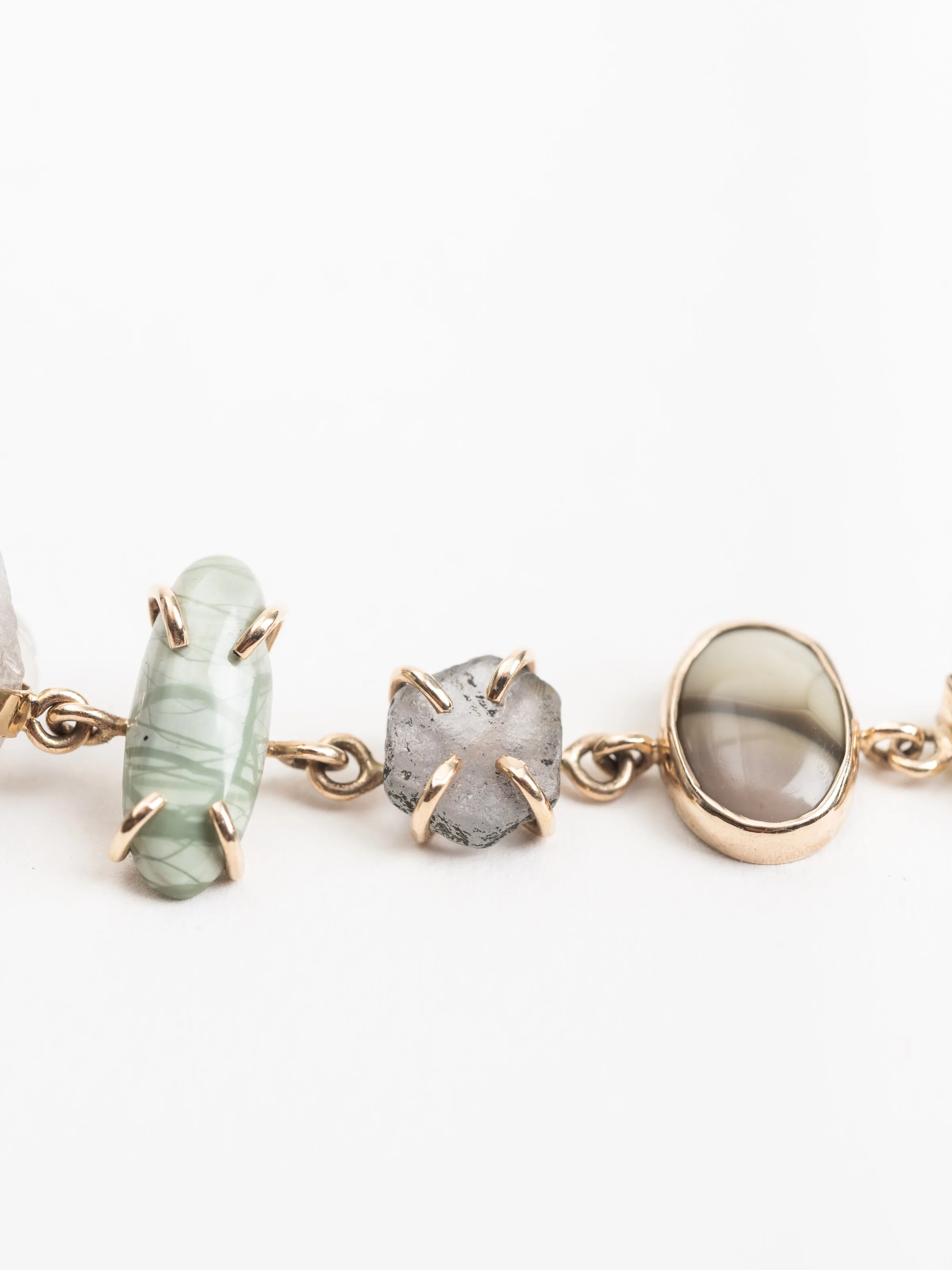 sapphire & jasper drop earrings