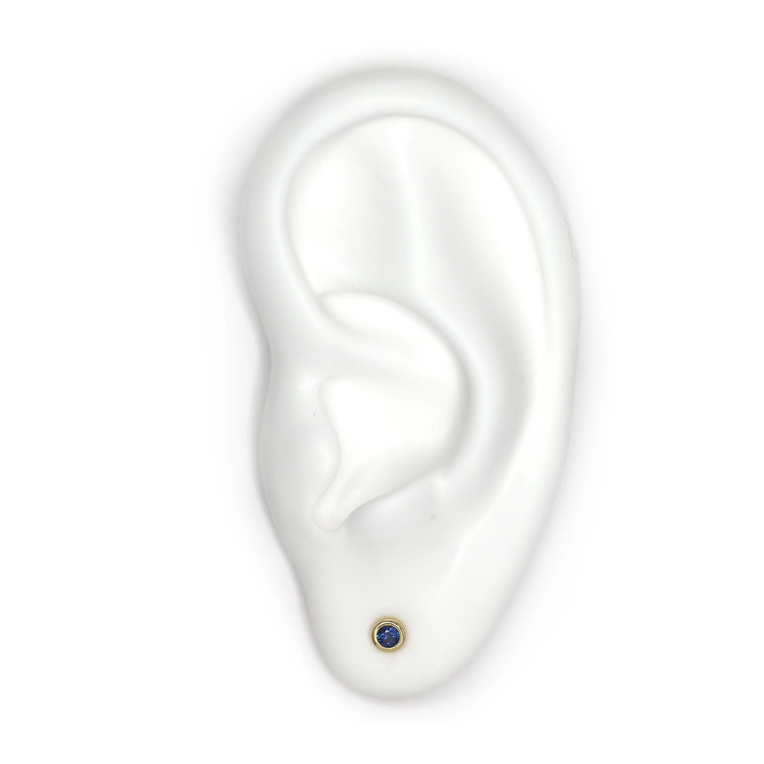Sapphire Bezel Studs