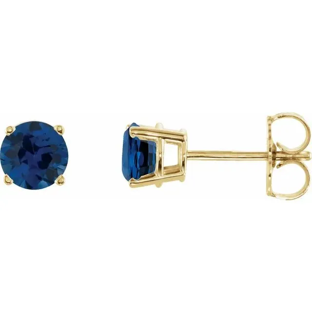 Sapphire Stud Earrings