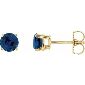 Sapphire Stud Earrings