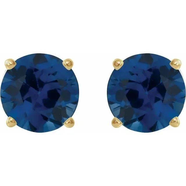 Sapphire Stud Earrings