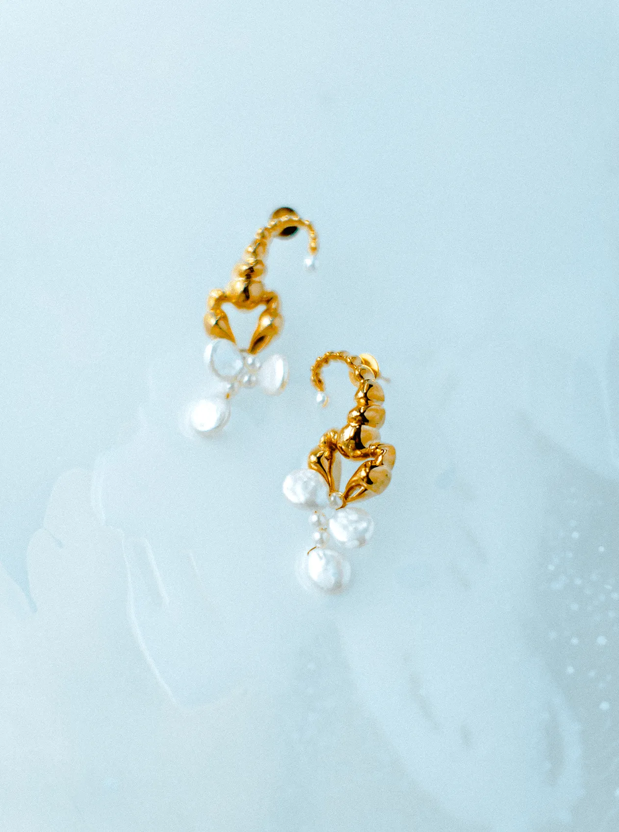 Scorpius Pearl Earrings
