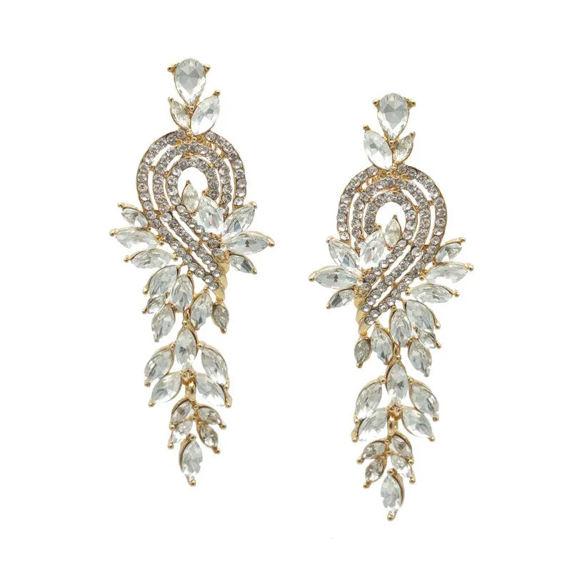 Shea Bridal Earrings Clip On