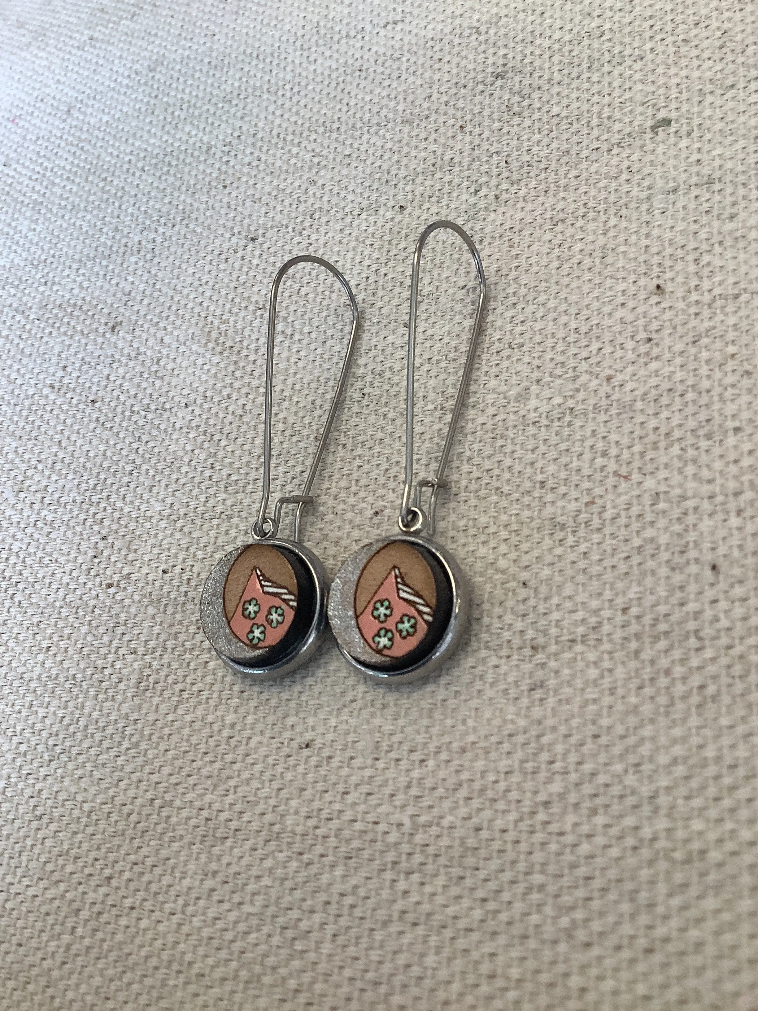 Sick Chick Mountain Snowflake Dangle Earrings #18