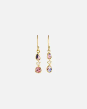 Silk / Winza Sapphire Earrings