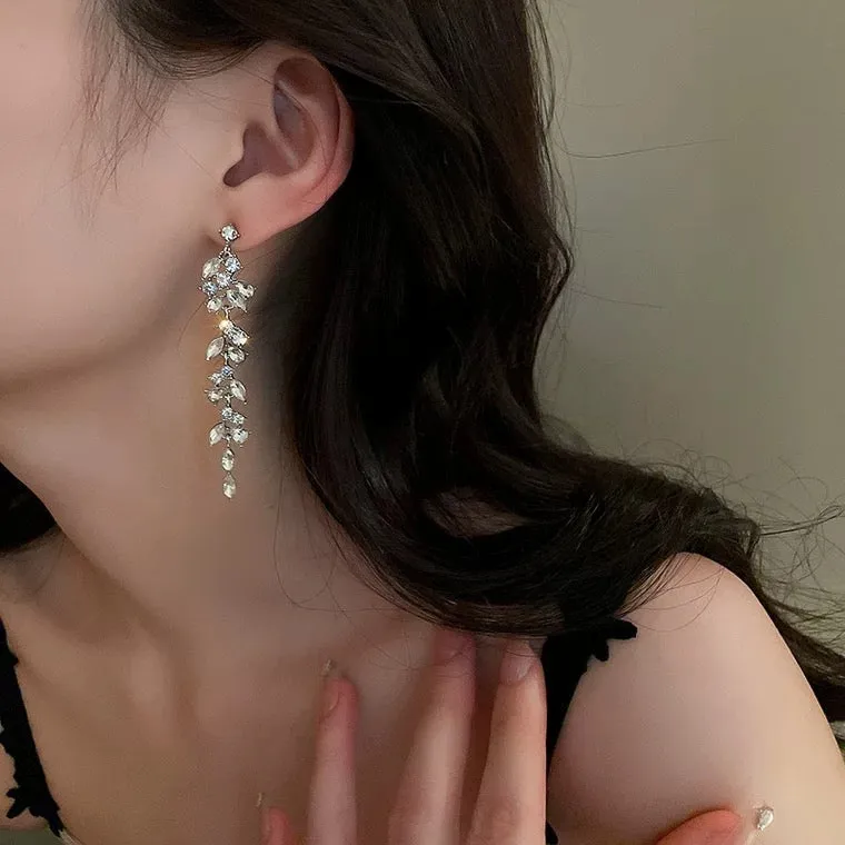 Silver Leaf Earrings