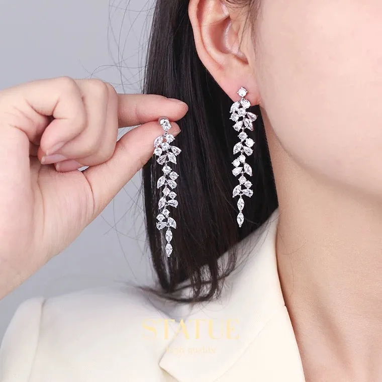 Silver Leaf Earrings