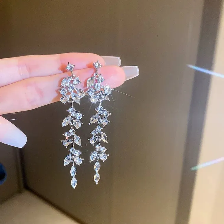 Silver Leaf Earrings