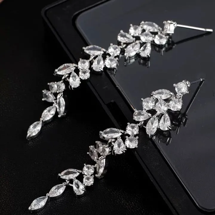 Silver Leaf Earrings