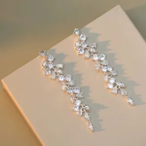 Silver Leaf Earrings