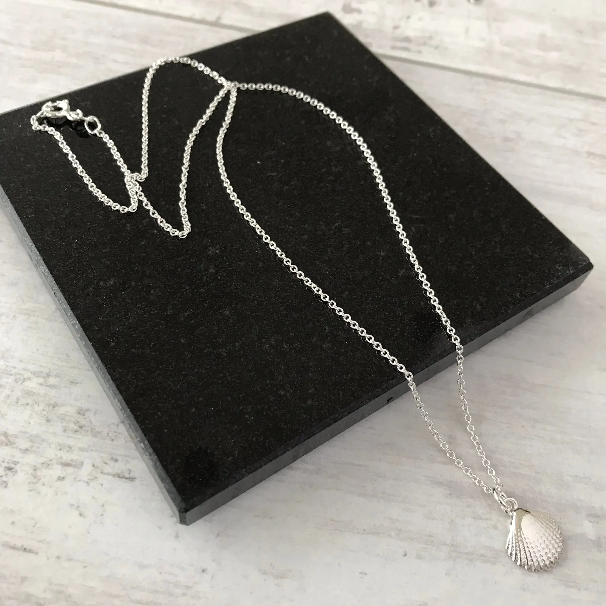 Silver Shell Necklace
