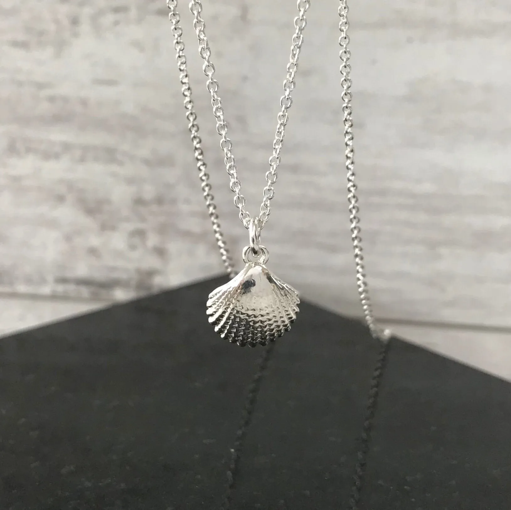 Silver Shell Necklace