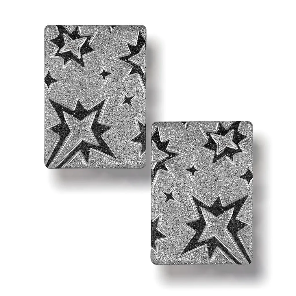 Silver Star Earrings