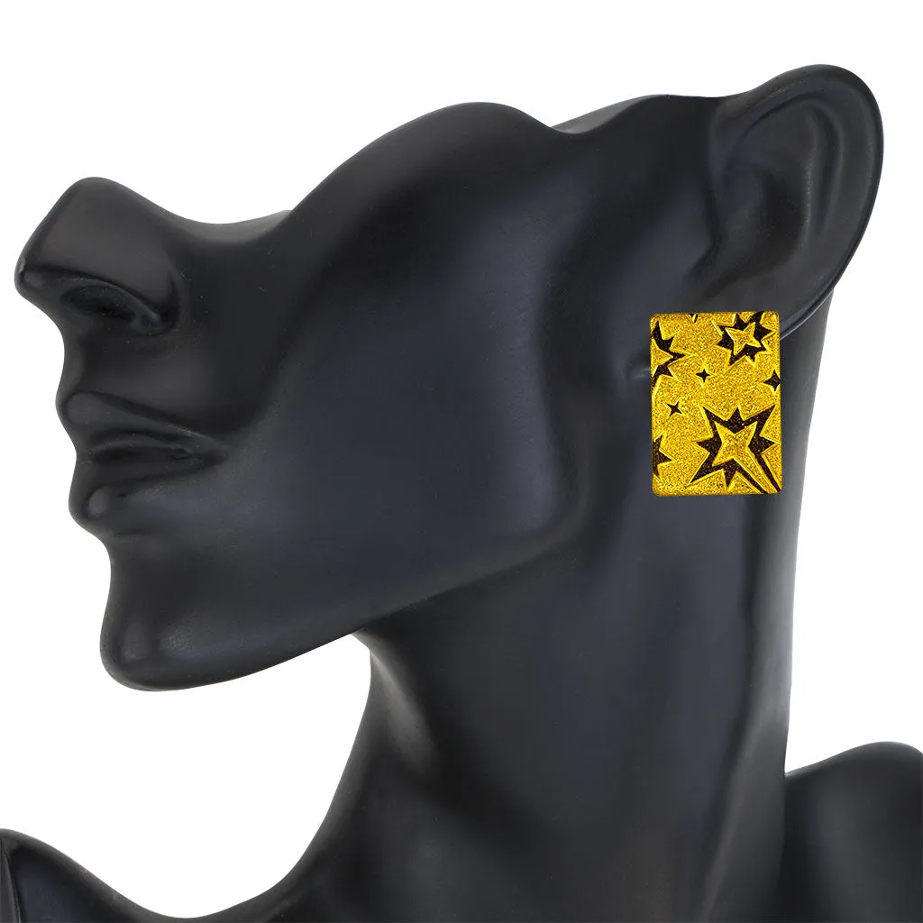 Silver Star Earrings