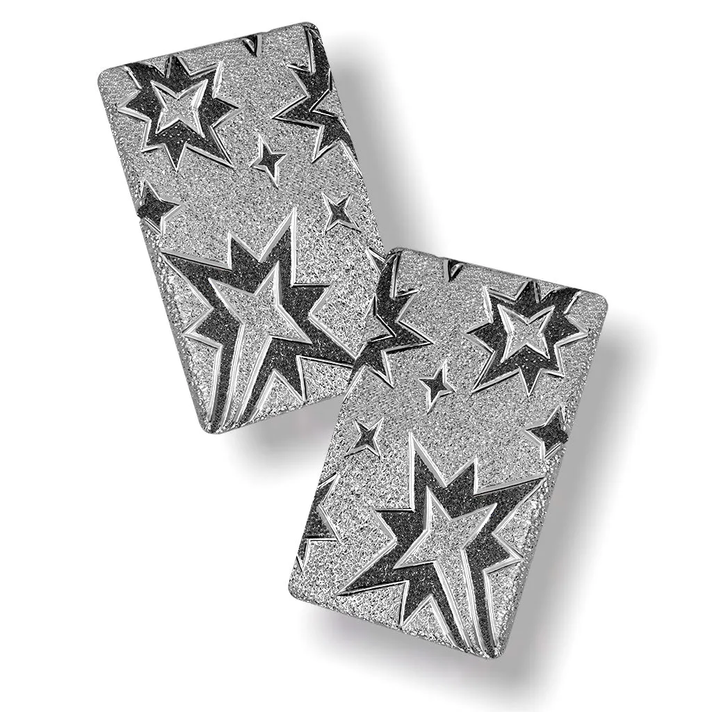 Silver Star Earrings