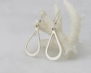 Silver Teardrop Earrings