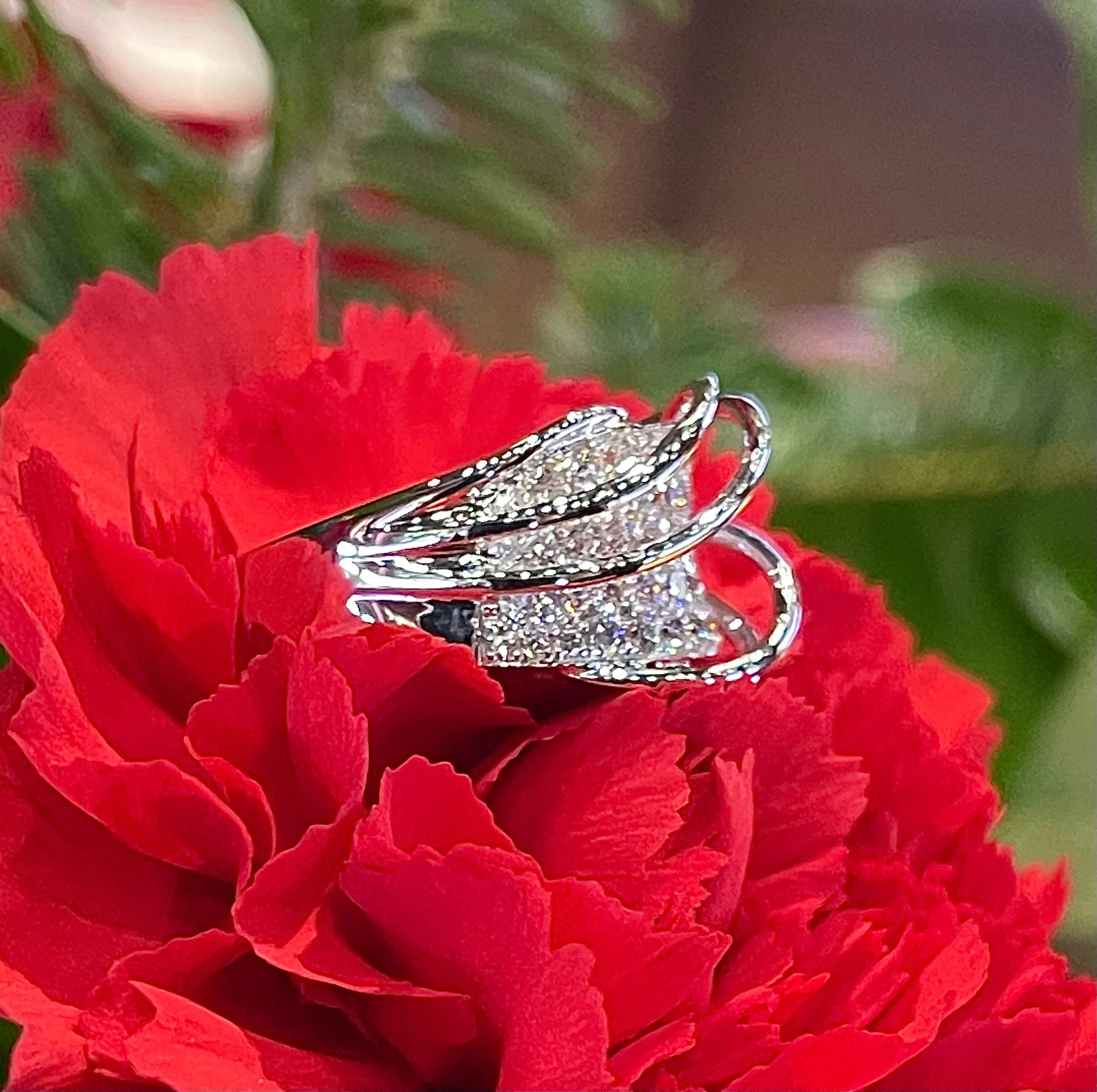 Simon G Diamond Band in 18K White Gold MR2604