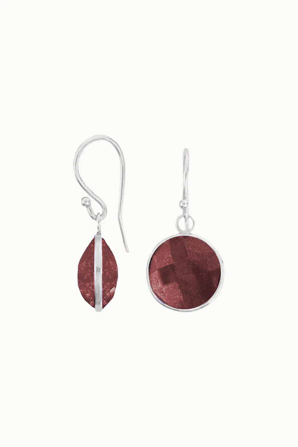 Sivalya Raw Ruby Gem Drop Earrings