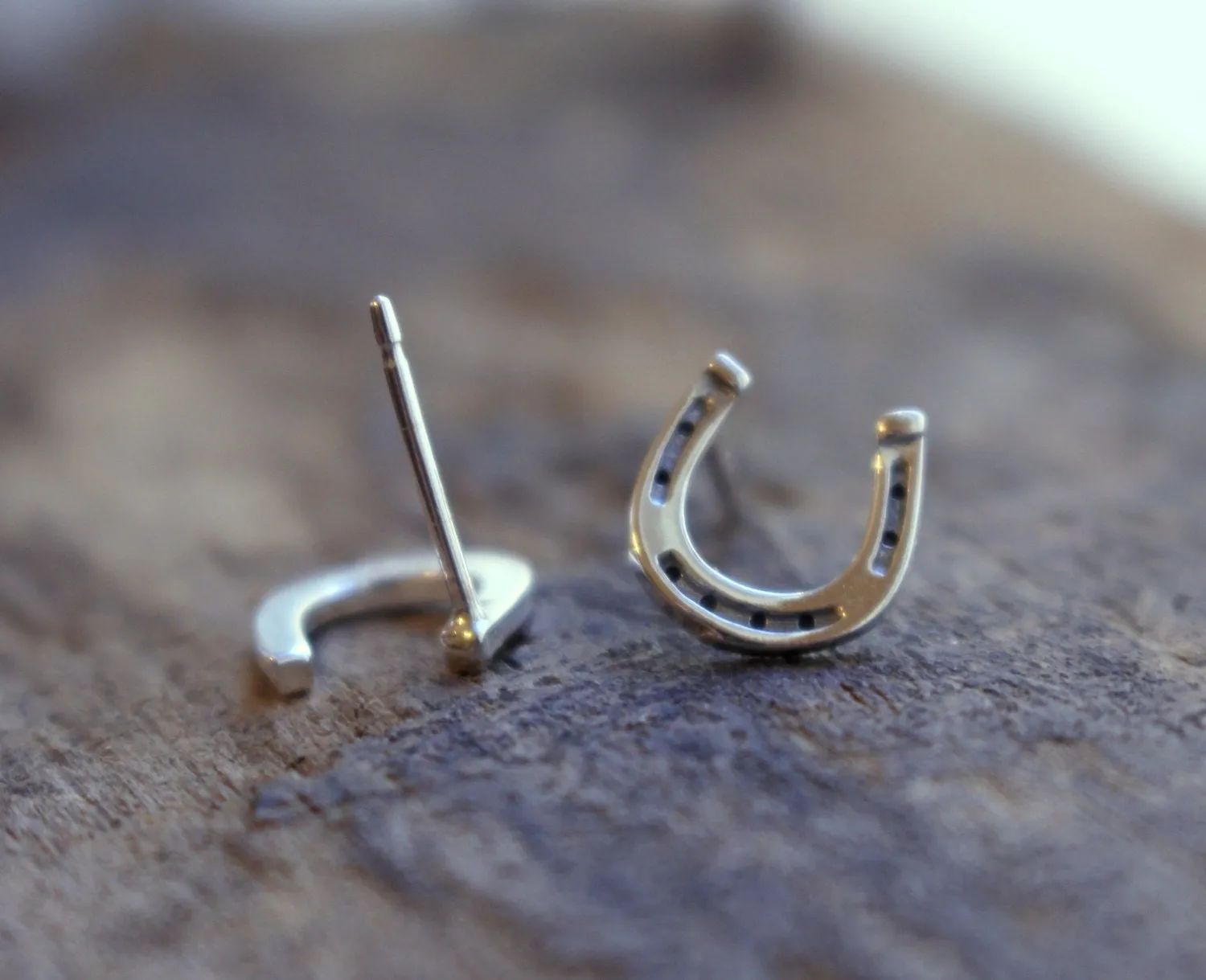 Small Horseshoe Studs