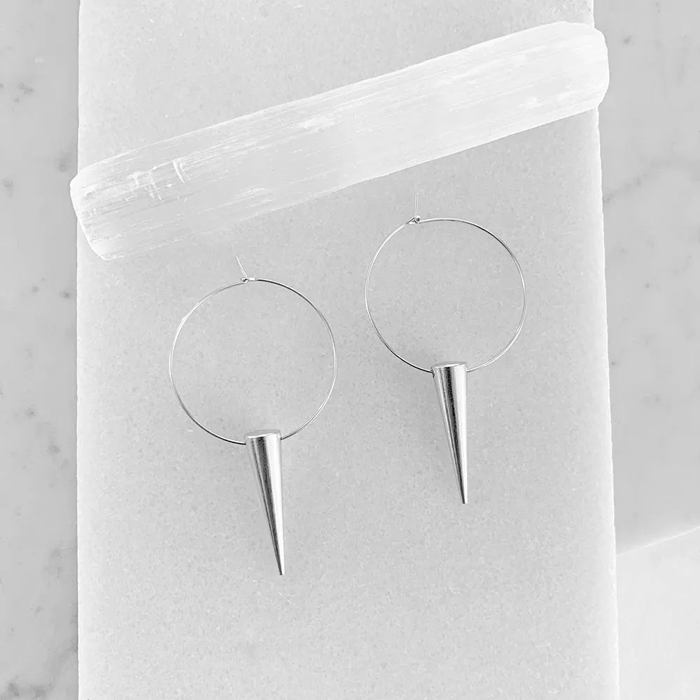 Spike Hoop Earrings