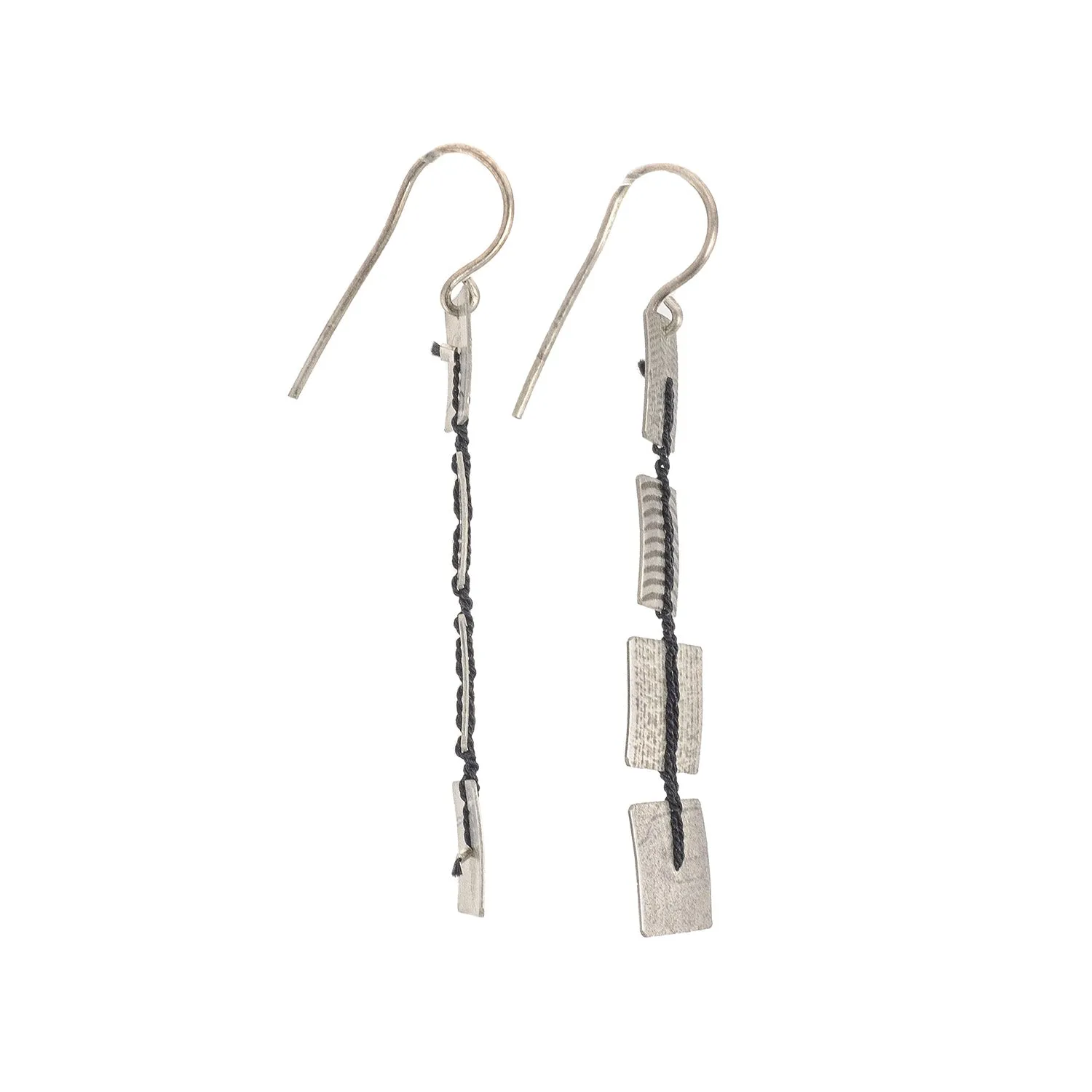 Square Crocheted Earrings by Erica Schlueter