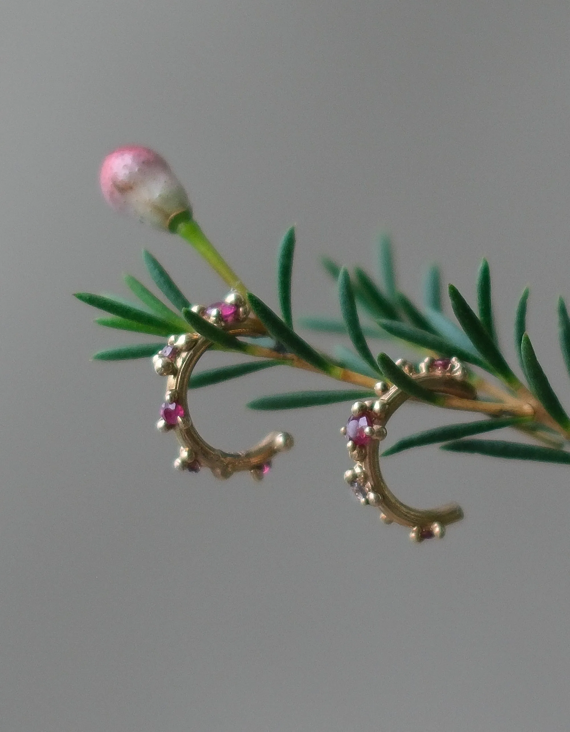 Stardust Small Hoop Earrings