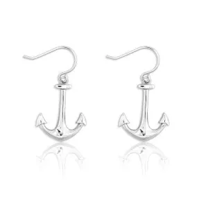 Sterling Silver Anchor Earrings (82248)