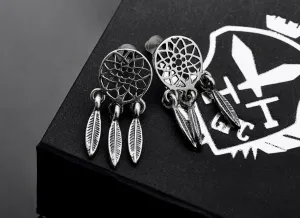 Sterling Silver Dreamcatcher Earrings