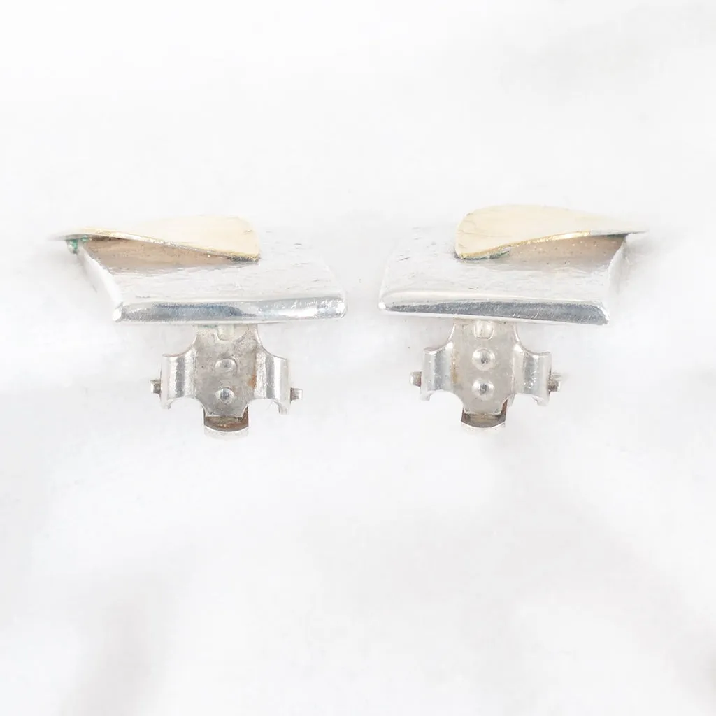 Sterling Silver Leaf Earring