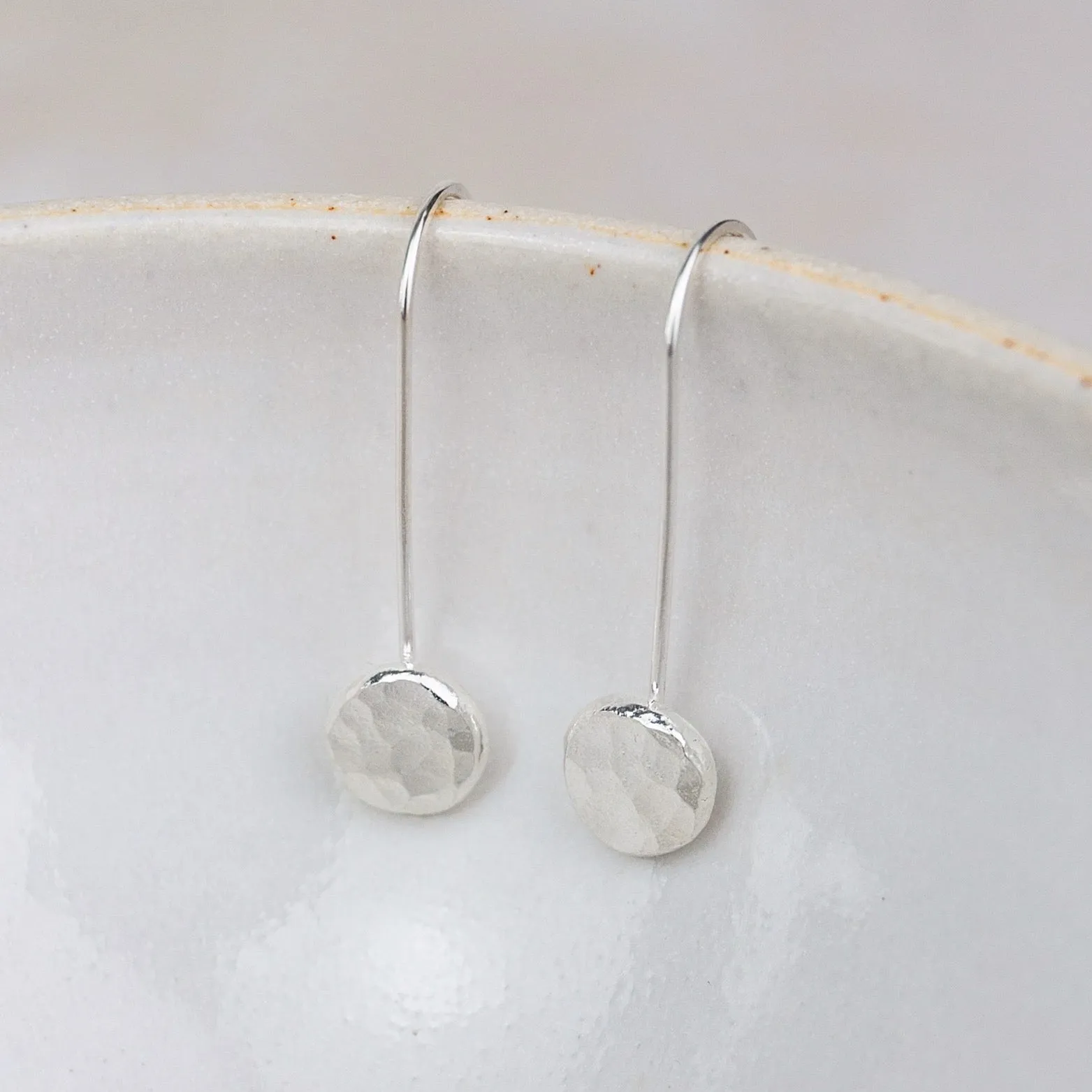 Sterling Silver Nugget Earrings