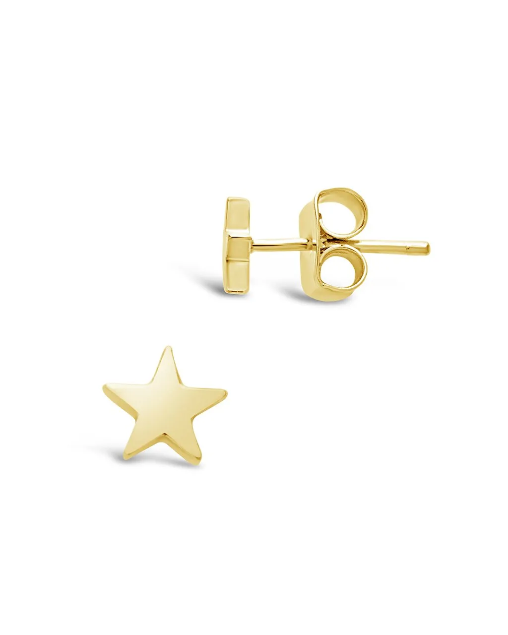 Sterling Silver Star Studs