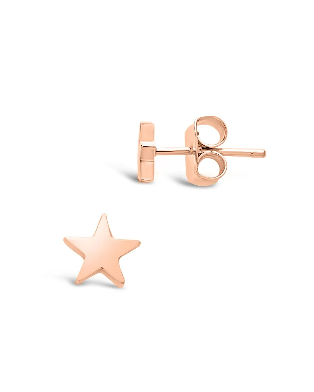 Sterling Silver Star Studs