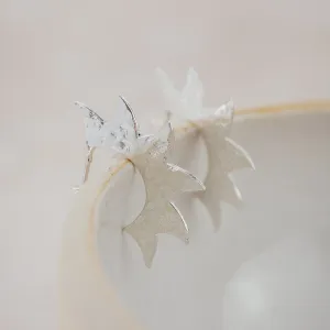 Sterling Silver Sunburst Earrings