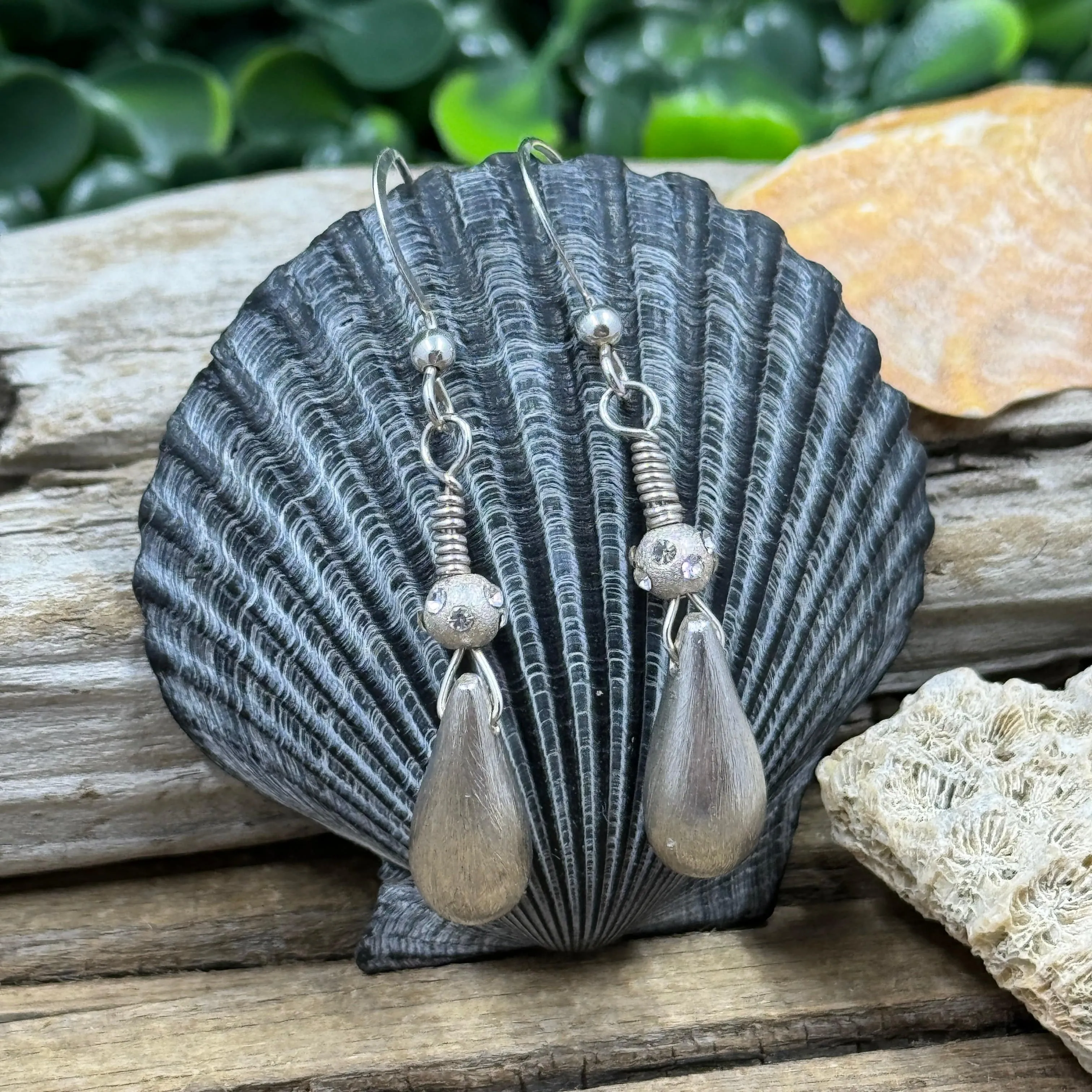 Sterling Silver Teardrop Earrings
