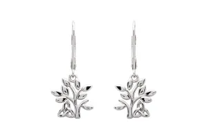 Sterling Silver Tree of Life Earrings SE2269