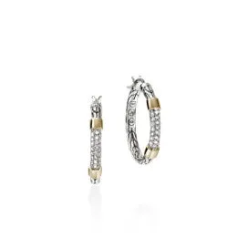 Sterling/14K Yellow & White Natural Diamond Essentials Collection Earrings