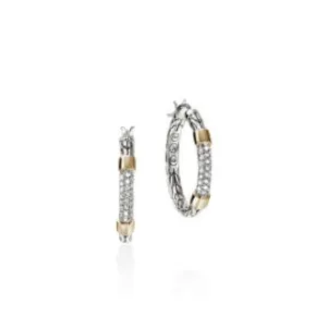 Sterling/14K Yellow & White Natural Diamond Essentials Collection Earrings