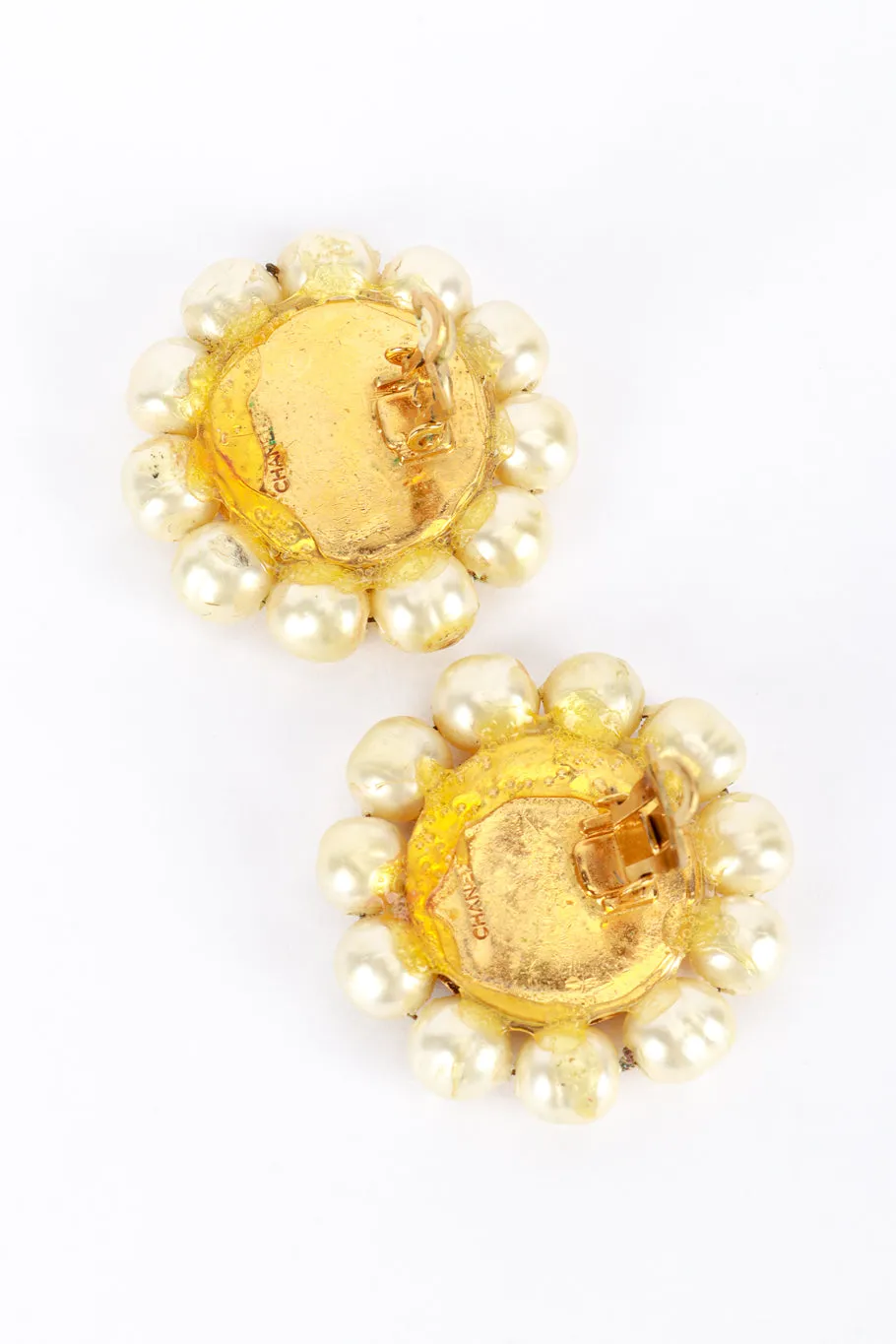 Sun & Moon Pearl Earrings