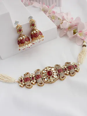 Surat Choker Necklace Set