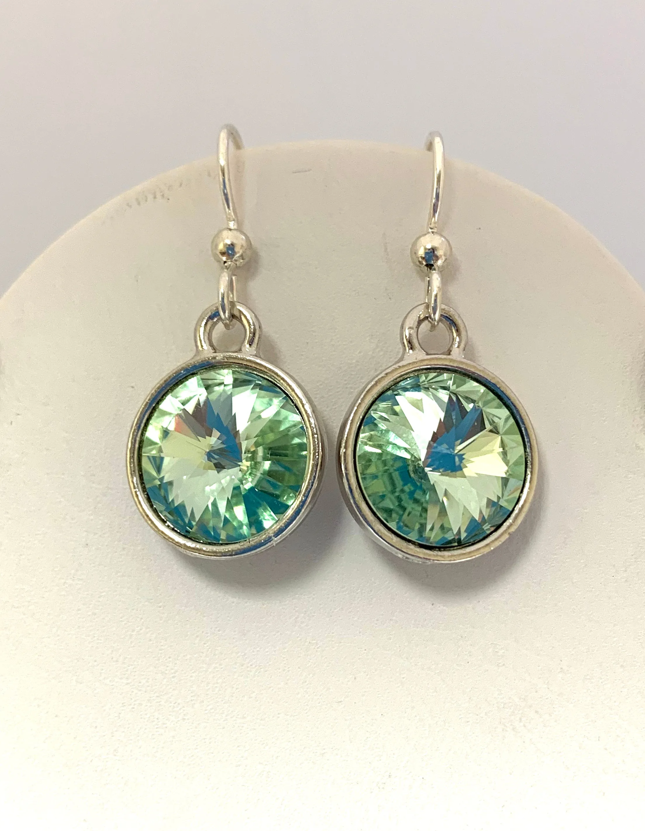 Swarovski Crystal Rivoli Dangle Earrings