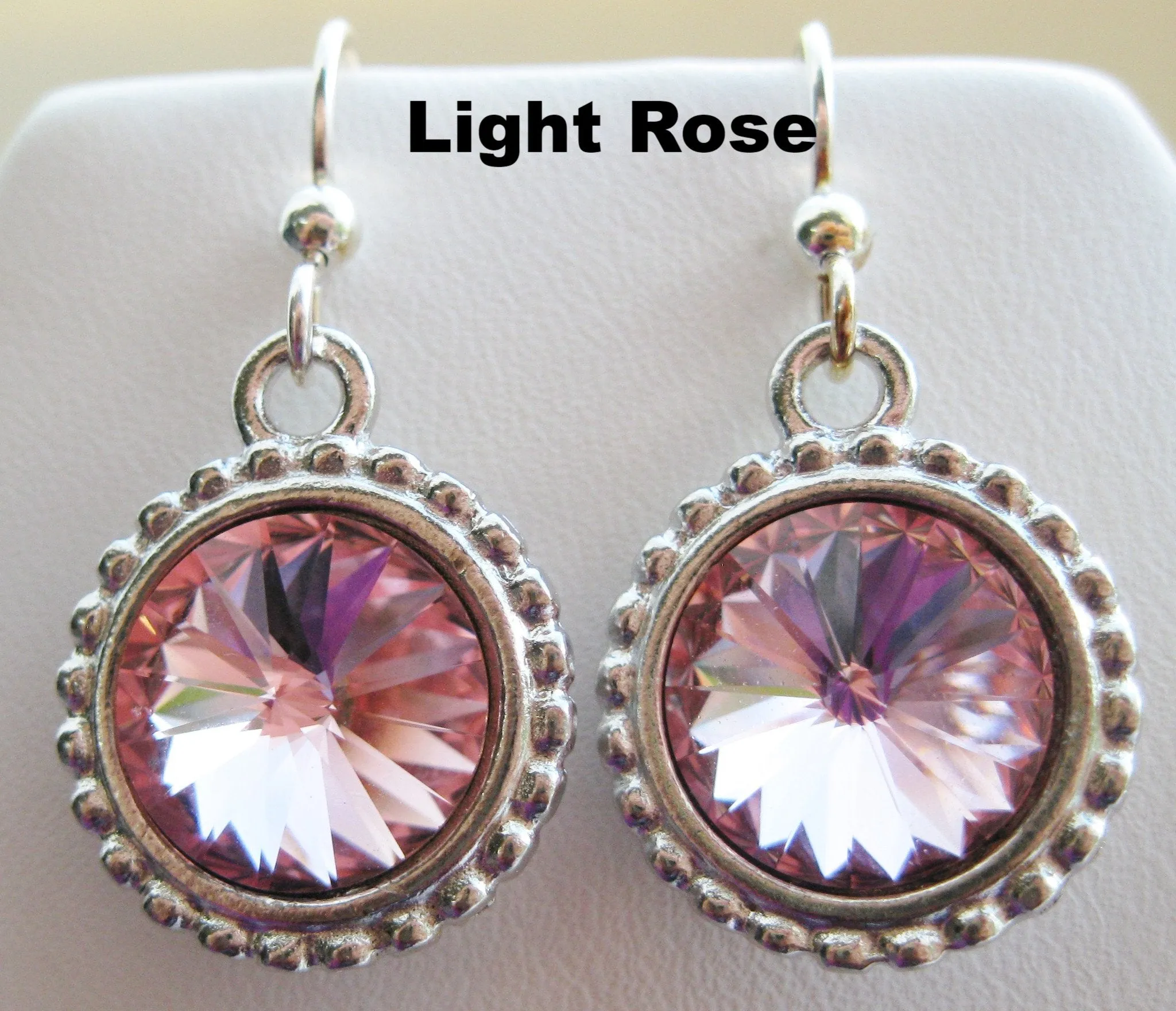 Swarovski Crystal Rivoli Dangle Earrings
