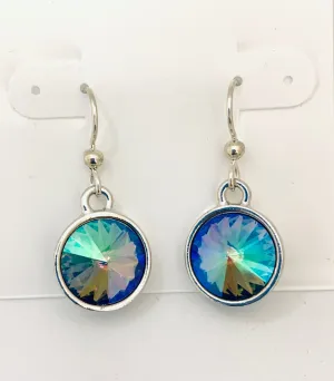 Swarovski Crystal Rivoli Dangle Earrings